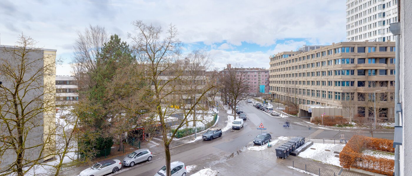 квартира München Obergiesing 01 вид из окна 8005