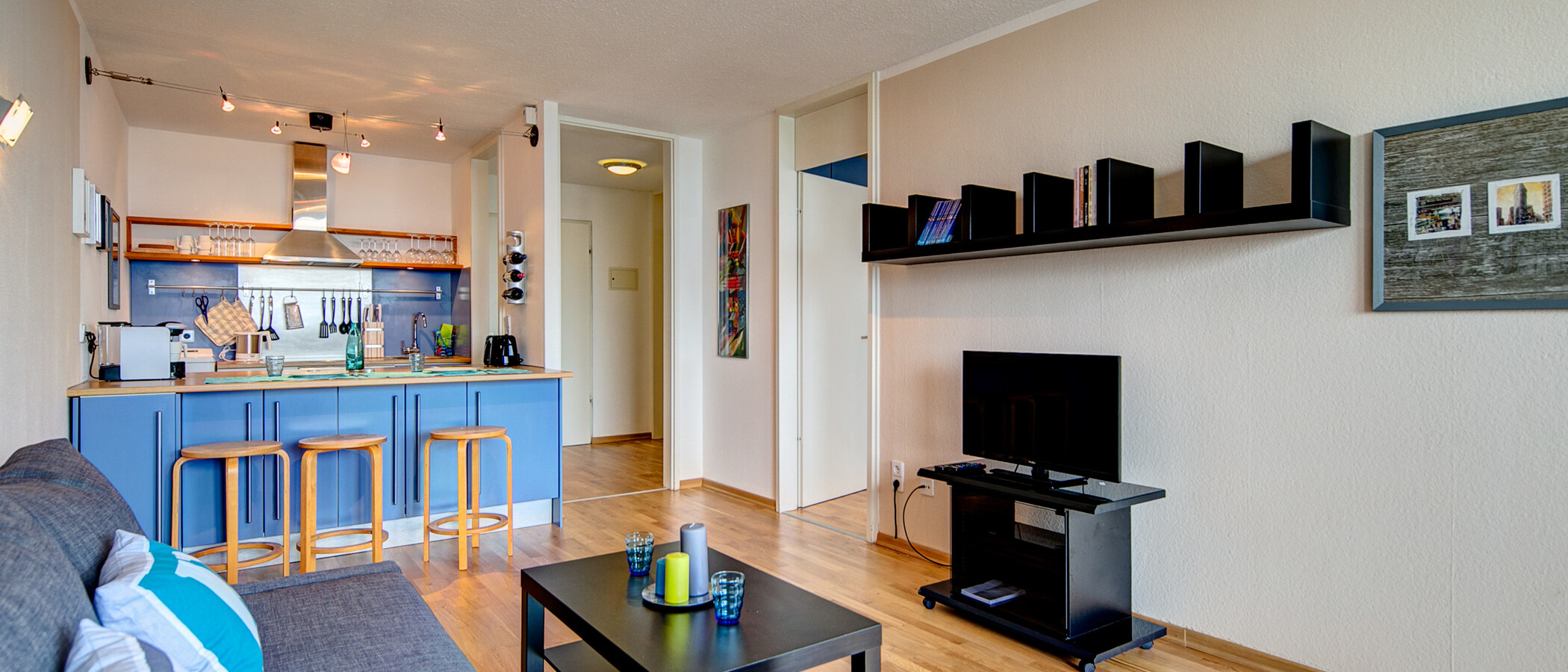 квартира München Milbertshofen 01 гостиная 8021