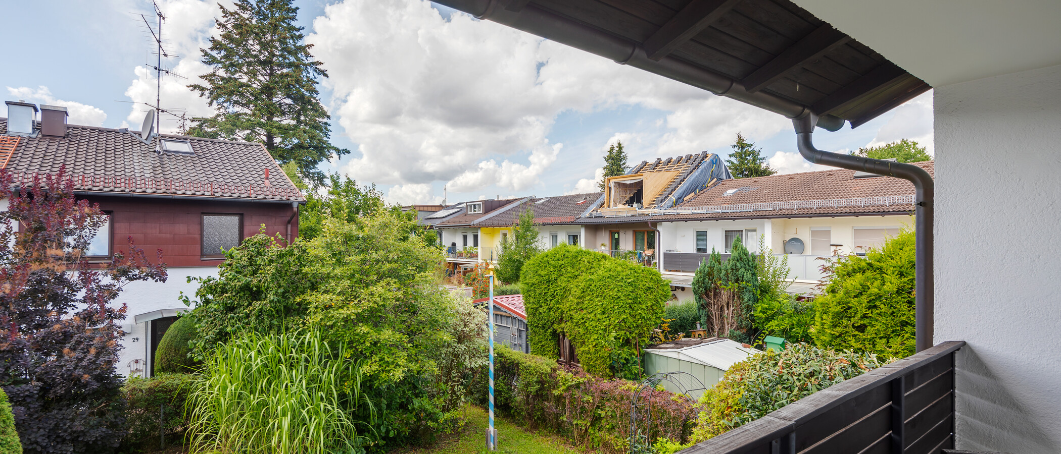 таунхаус München Ramersdorf 03 вид из окна 8036