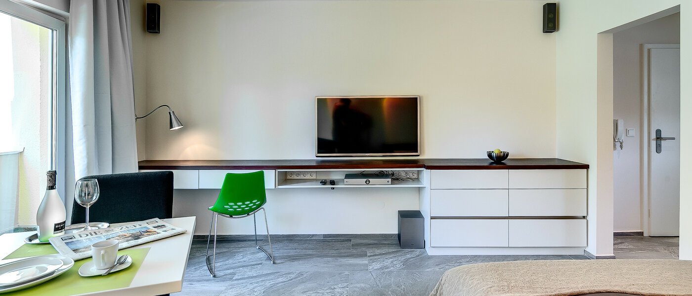 квартира München Au-Haidhausen 02 гостиная 8038