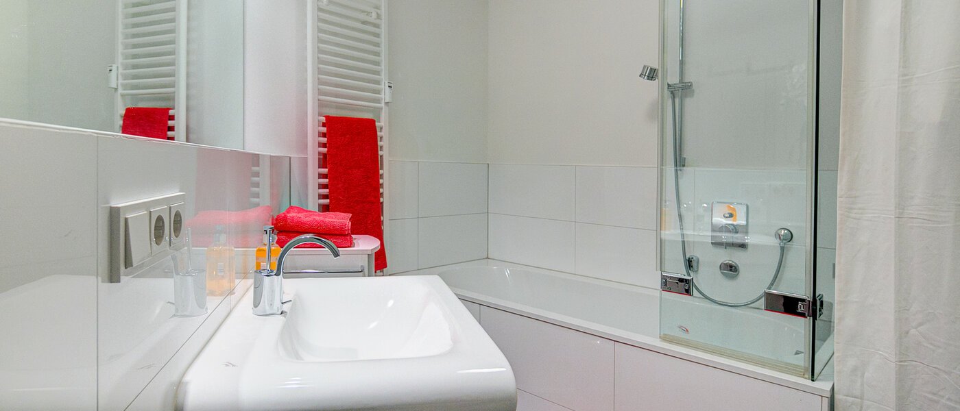 квартира München Glockenbachviertel 02 ванная комната 8066