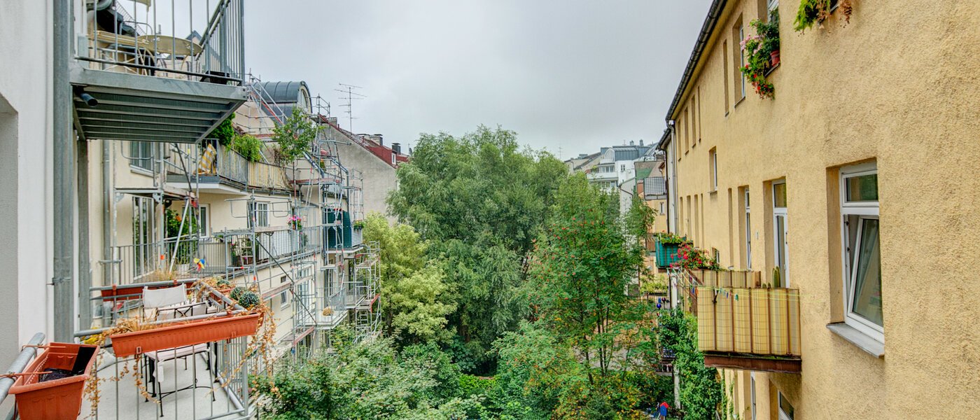 квартира München Glockenbachviertel 03 вид из окна 8066