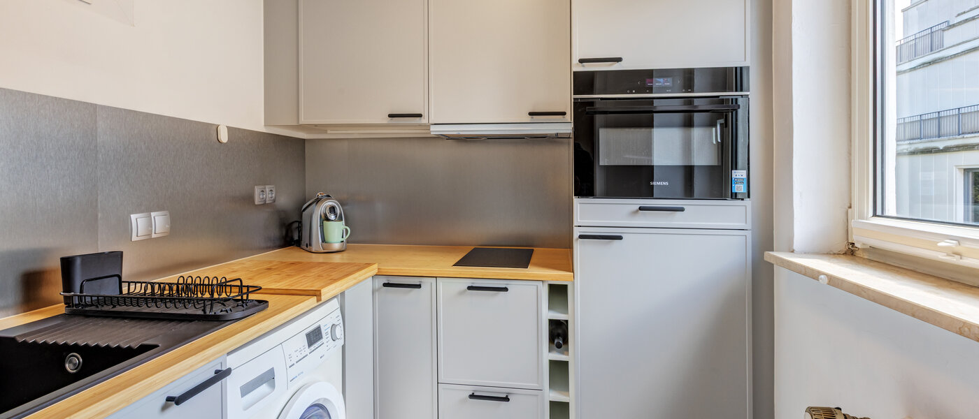 квартира München Schwabing-Nord (zw. Belgrad- & Leopoldstraße) 01 кухня 8072