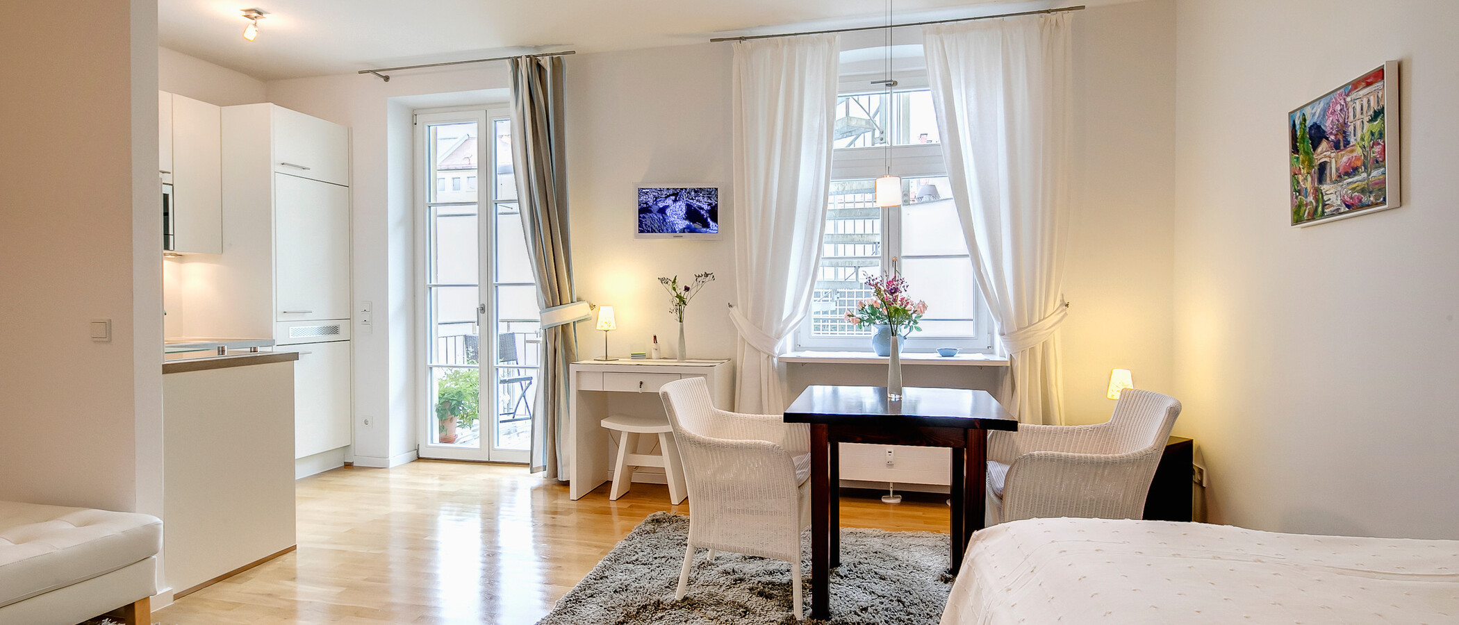 квартира München Ludwigsvorstadt 01 гостиная 8085