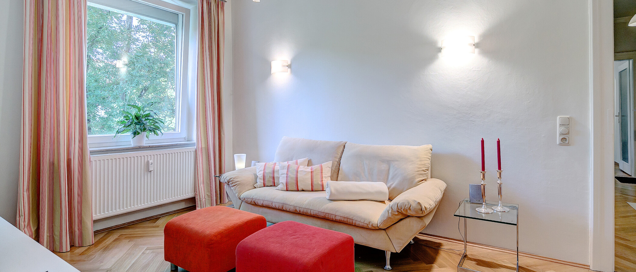 квартира München Schwabing 02 гостиная 8088