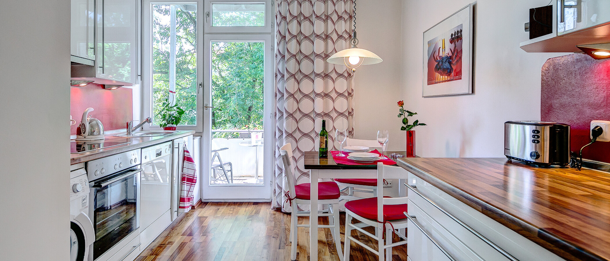 квартира München Schwabing 02 кухня 8088