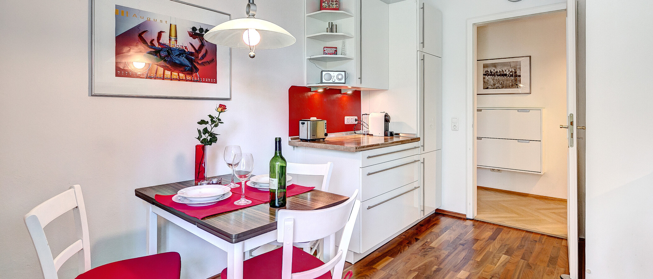 квартира München Schwabing 04 кухня 8088