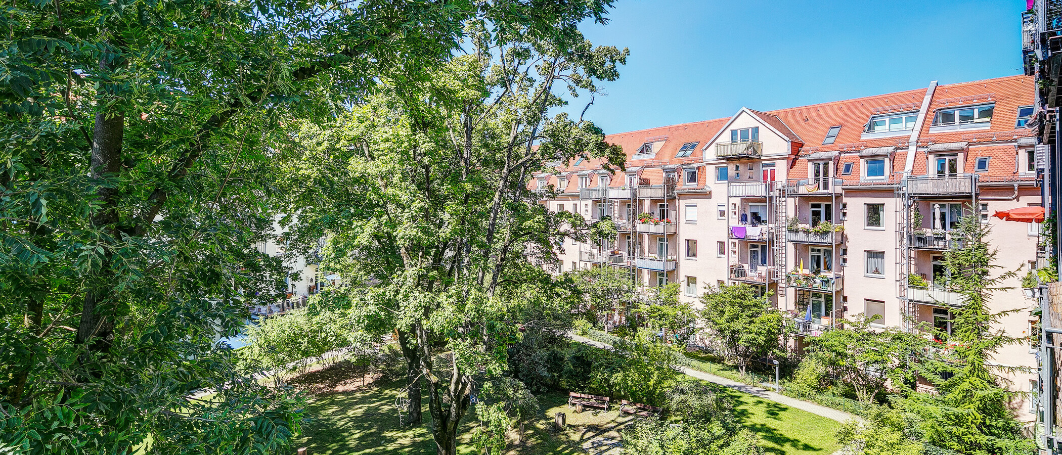 квартира München Schwabing 01 вид из окна 8088