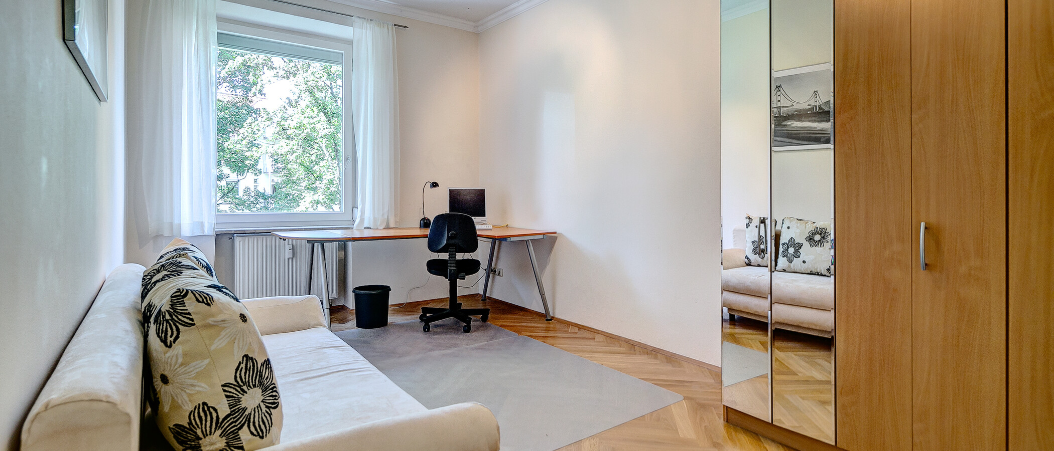 квартира München Schwabing 02 рабочий кабинет 8088