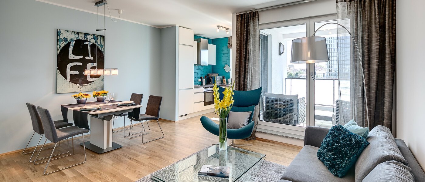 квартира München Nymphenburg 05 гостиная 8090