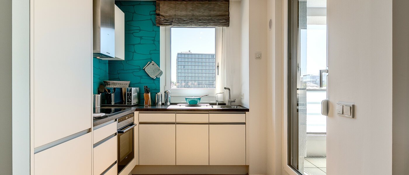 квартира München Nymphenburg 01 кухня 8090