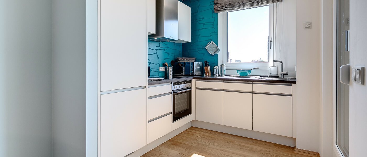 квартира München Nymphenburg 03 кухня 8090