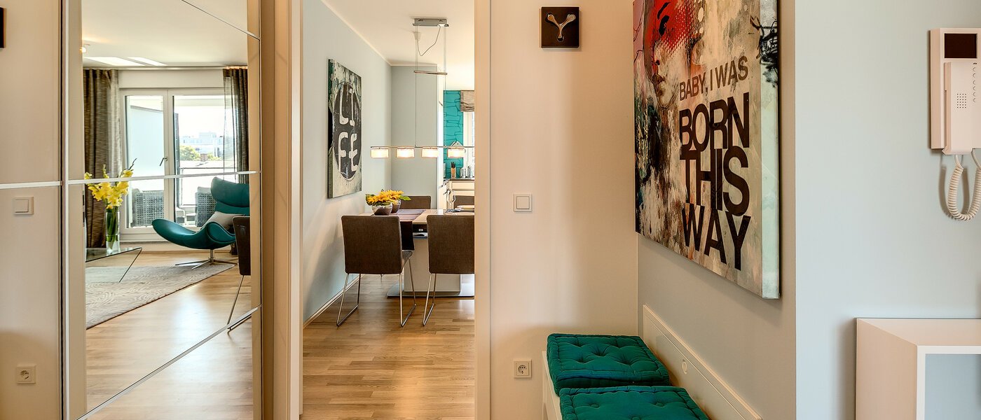 квартира München Nymphenburg 01 коридор 8090