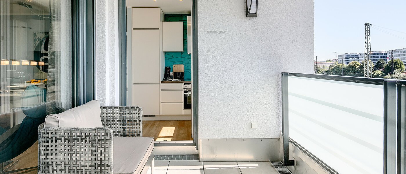 квартира München Nymphenburg 03 балкон 8090