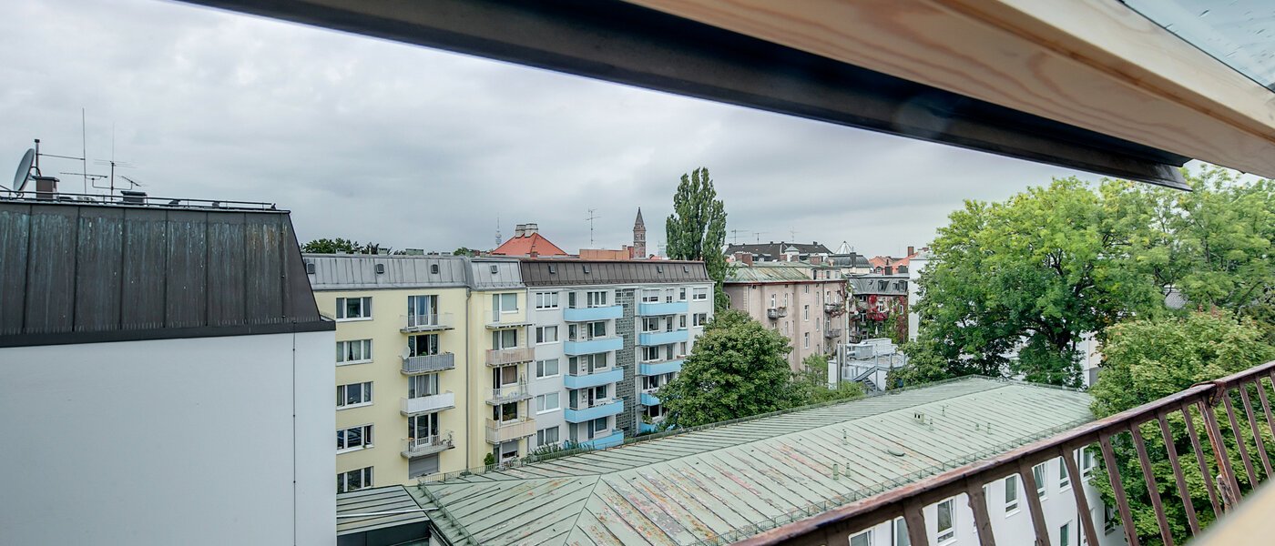 квартира München Schwabing 01 вид из окна 8131