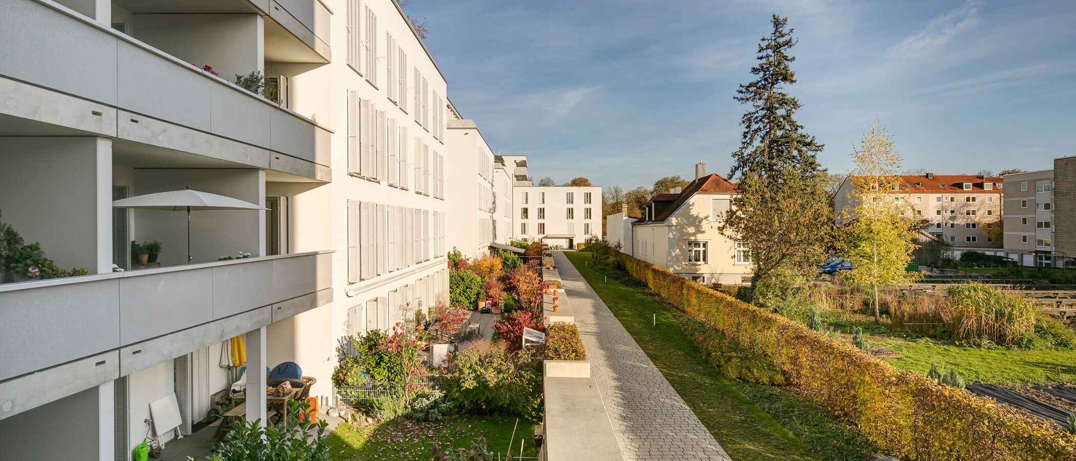 квартира München Schwabing 01 вид из окна 8156