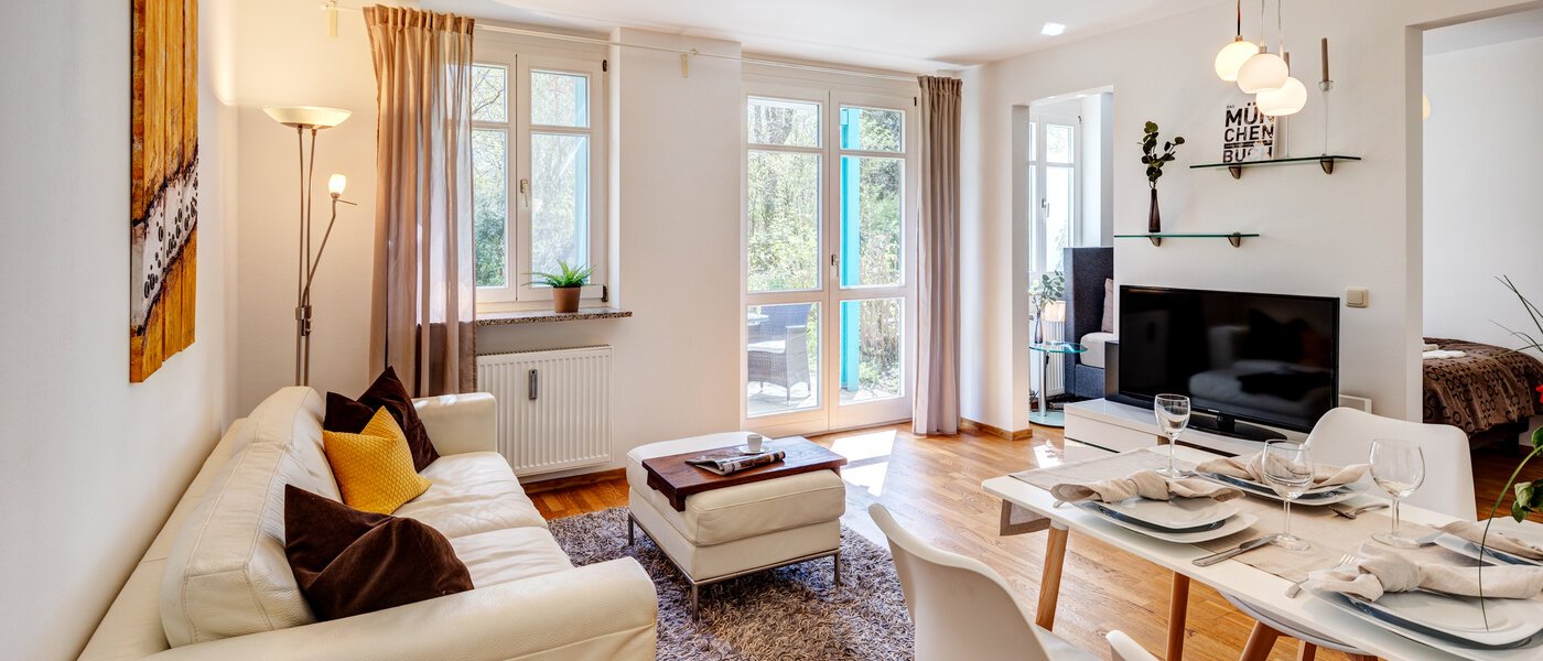 квартира с садом Haar 01 жилое пространство 8167