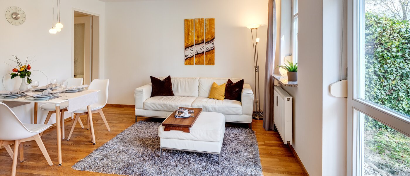 квартира с садом Haar 02 жилое пространство 8167