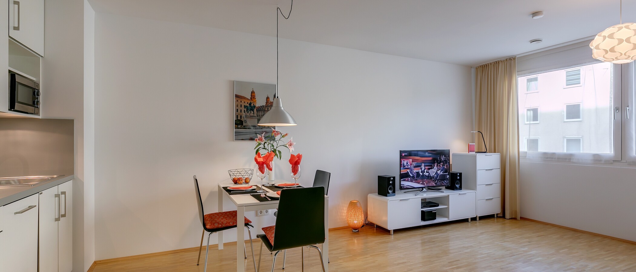 квартира München Haidhausen 03 жилое пространство 8177