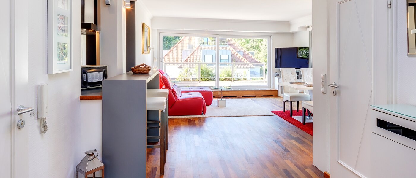 мансардная квартира München Menterschwaige 03 коридор 8181