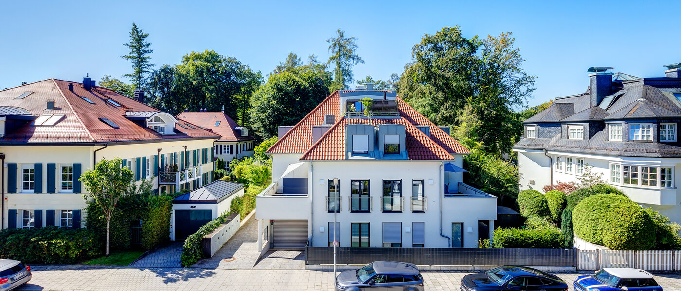 мансардная квартира München Menterschwaige 03 вид из окна 8181