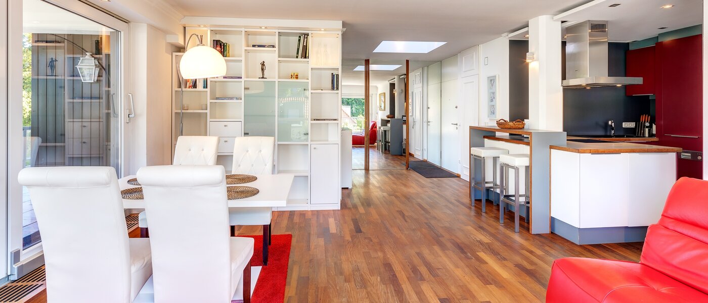 мансардная квартира München Menterschwaige 03 жилое пространство 8181