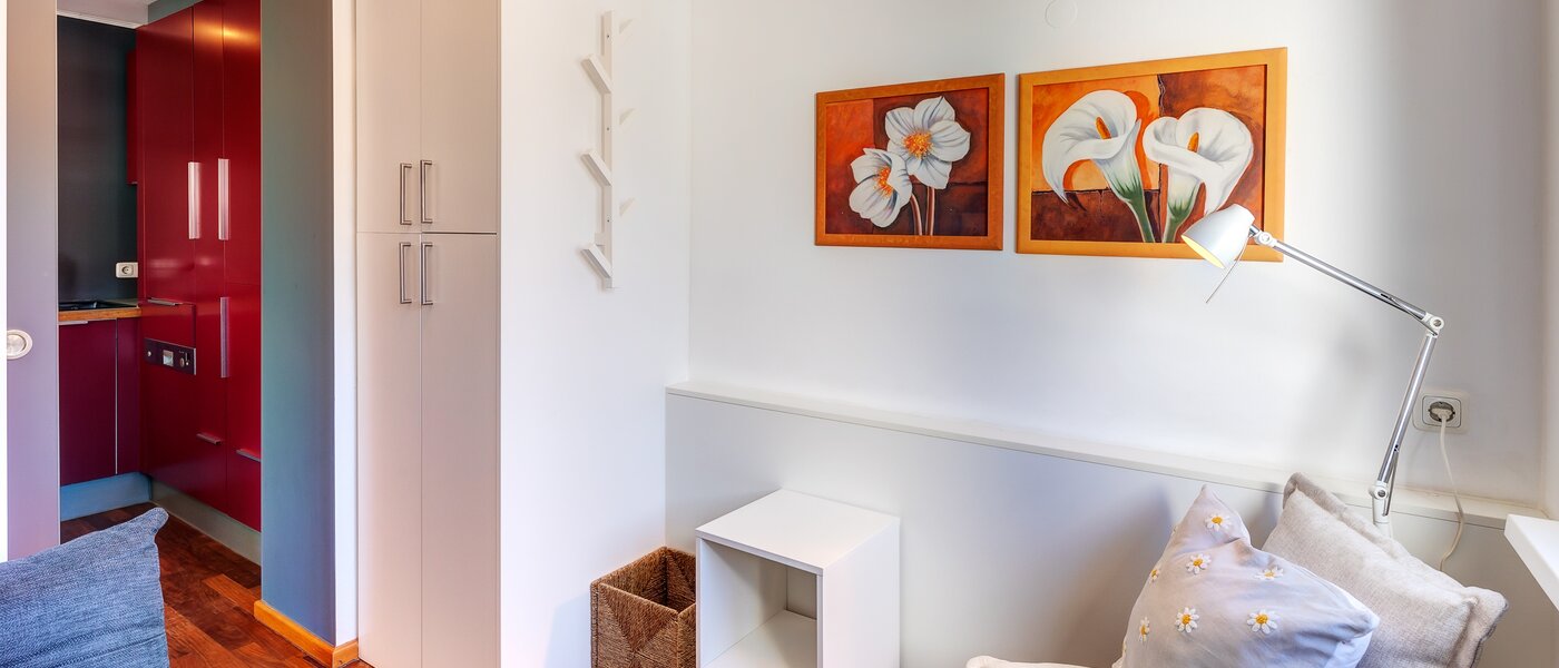 мансардная квартира München Menterschwaige 04 гостевая комната 8181