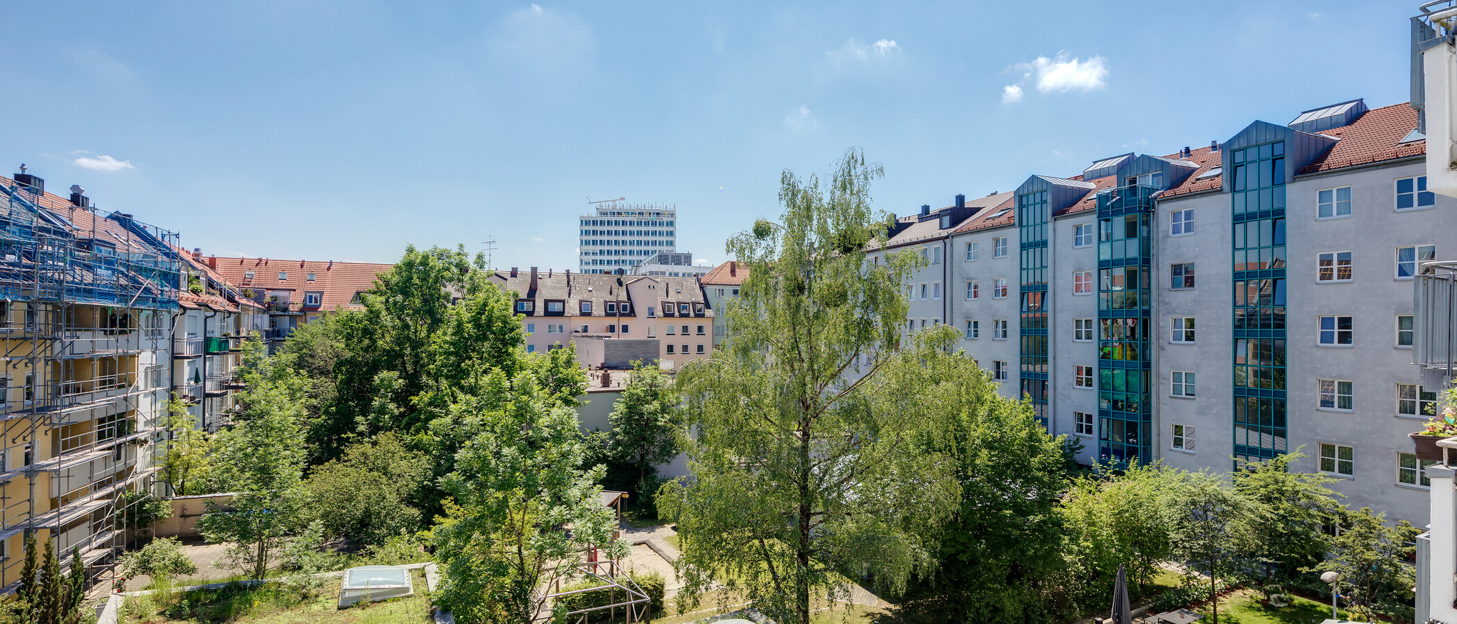 квартира München Giesing 01 вид из окна 8188