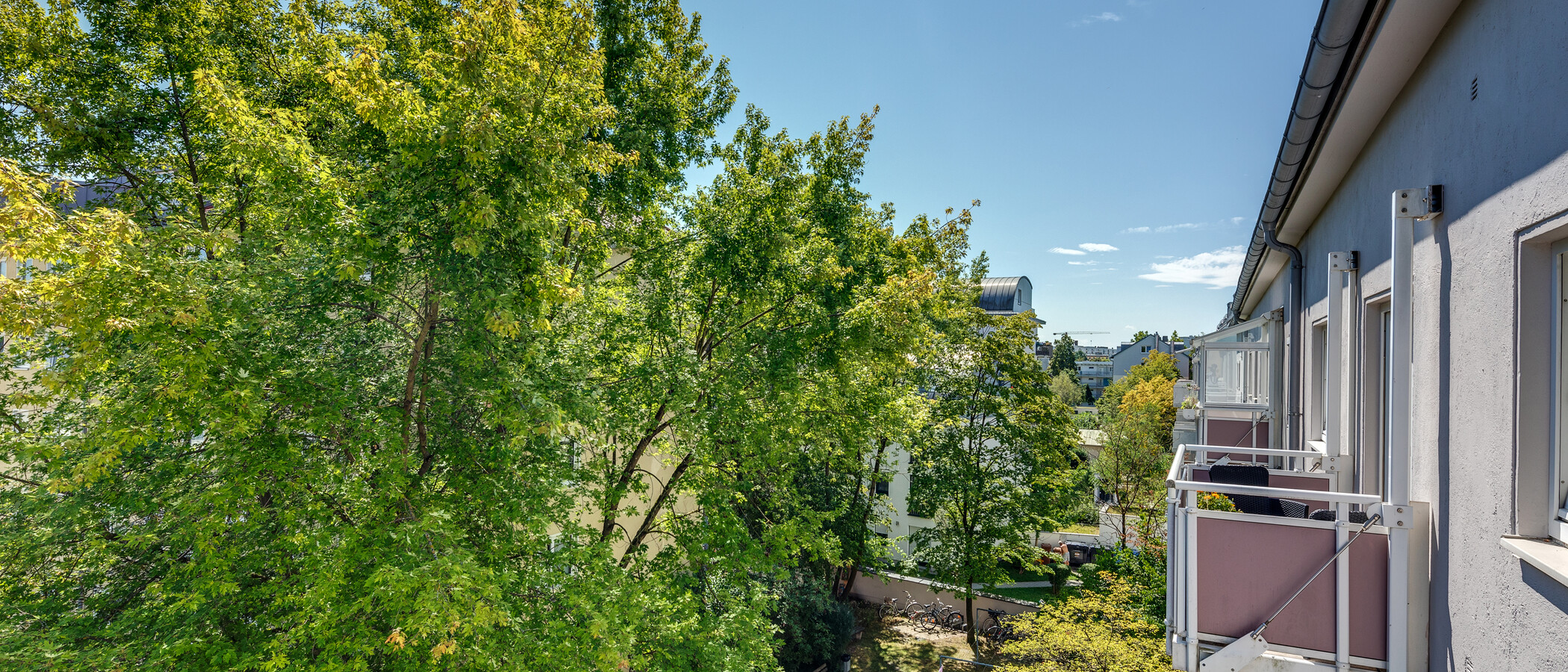 квартира München Schwabing 03 вид из окна 8204