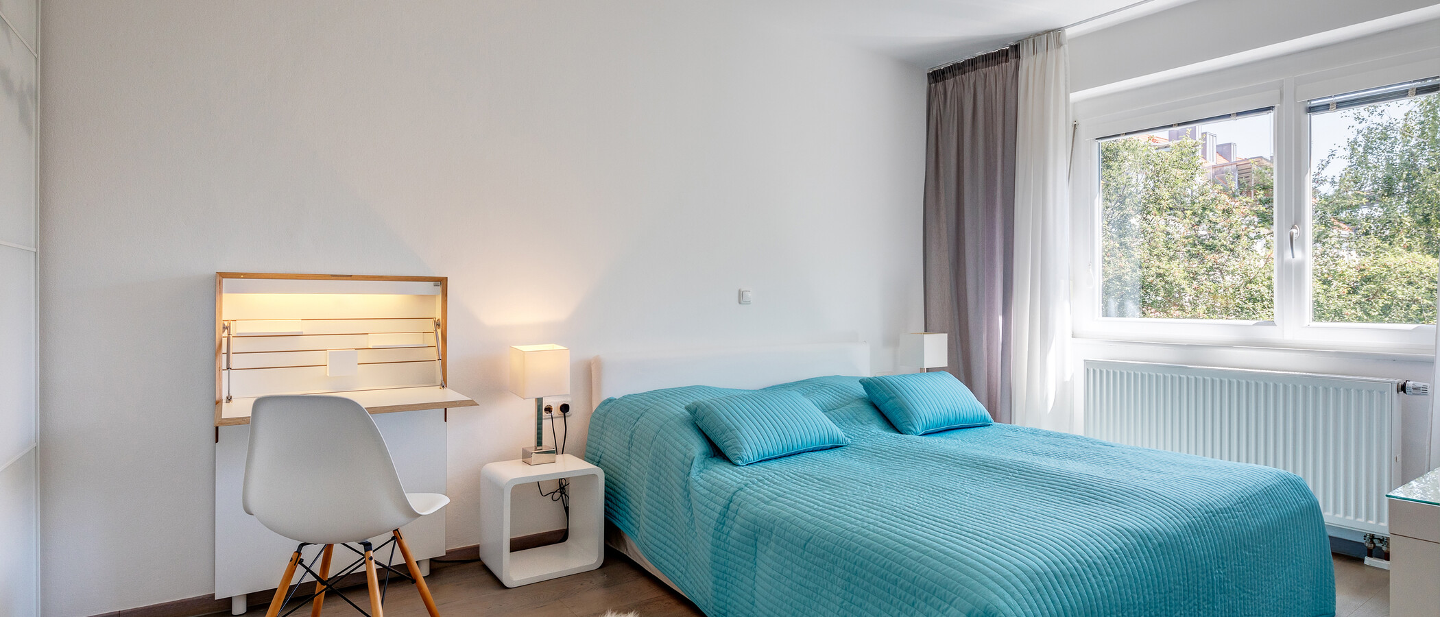 квартира München Schwabing 01 спальная комната 8204