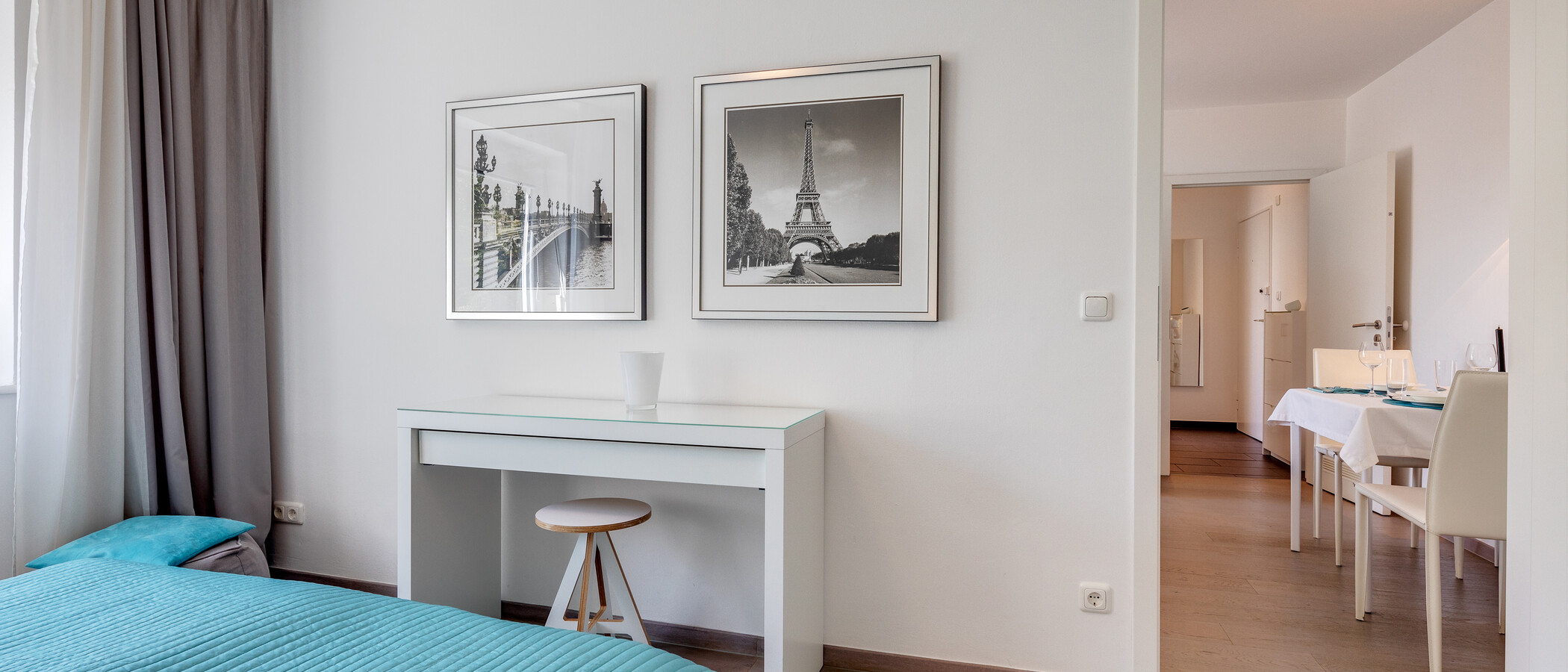 квартира München Schwabing 02 спальная комната 8204