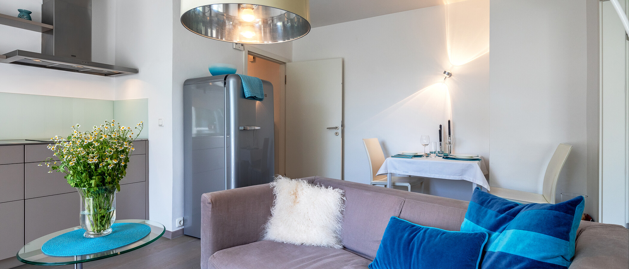 квартира München Schwabing 02 гостиная 8204