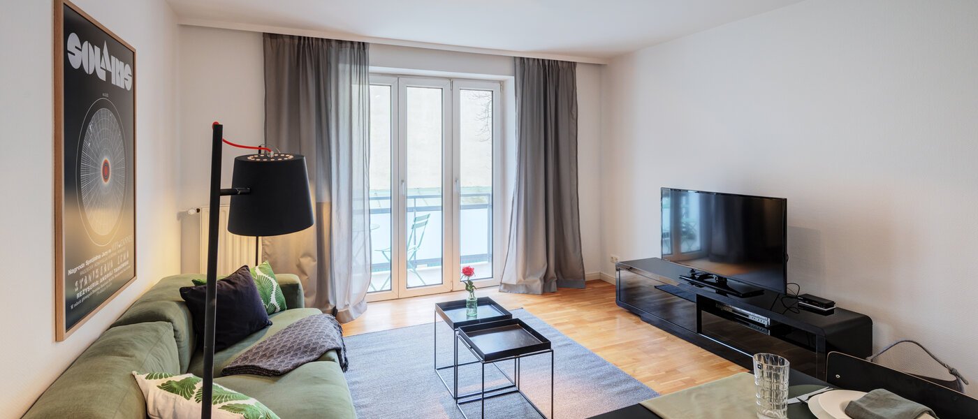 квартира München Maxvorstadt - Universitätsviertel 02 жилое пространство 8243