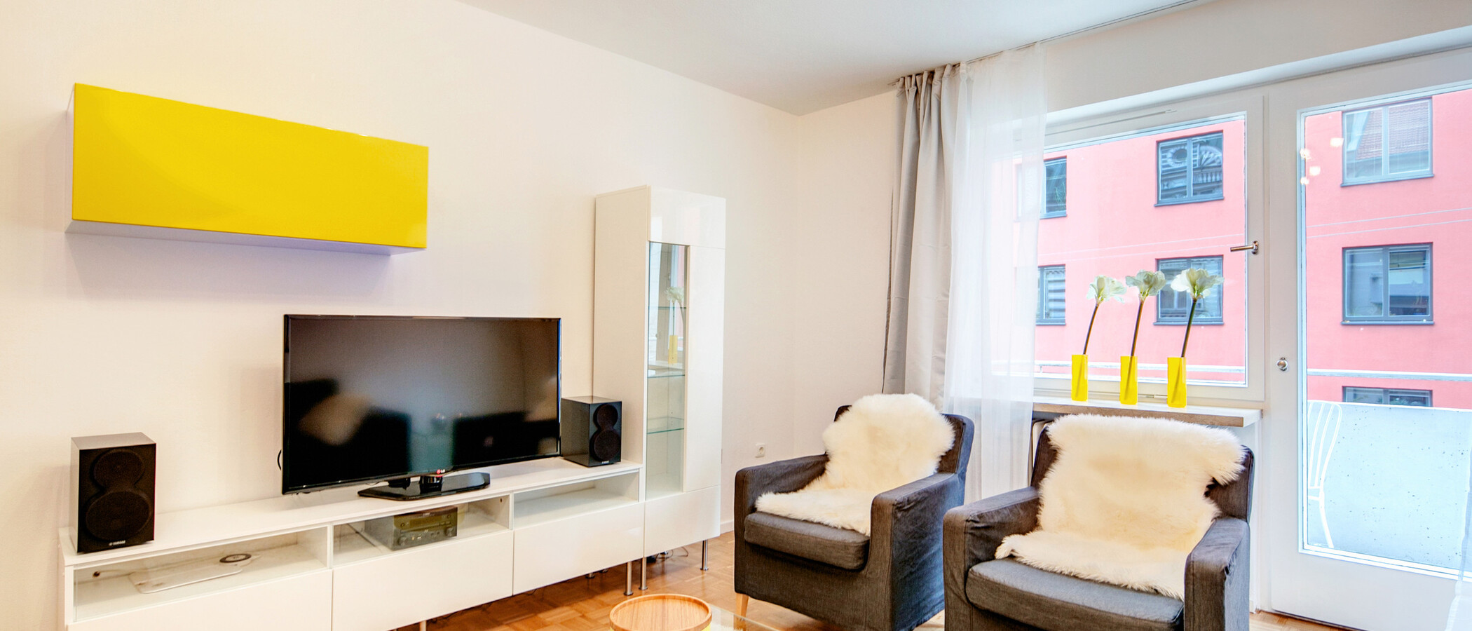 квартира München Lehel 04 гостиная 8256