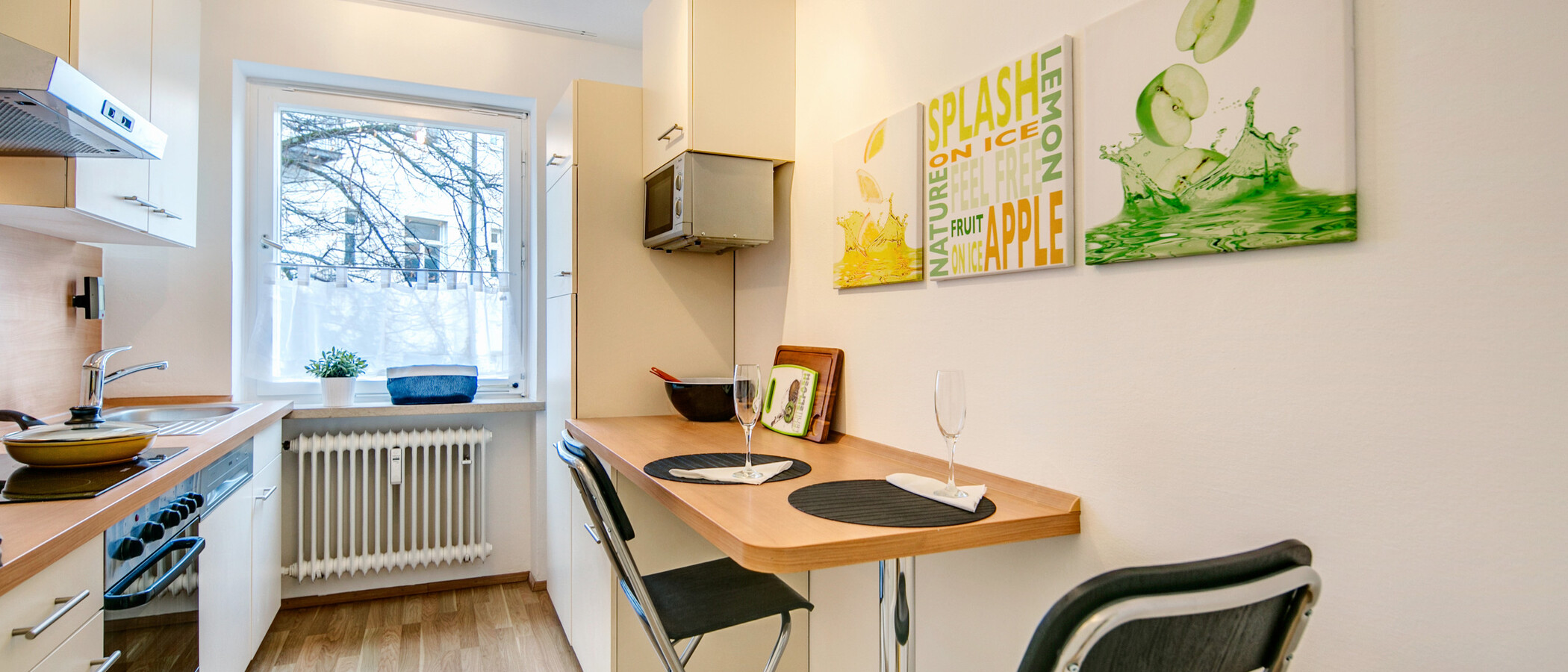 квартира München Lehel 01 кухня 8256