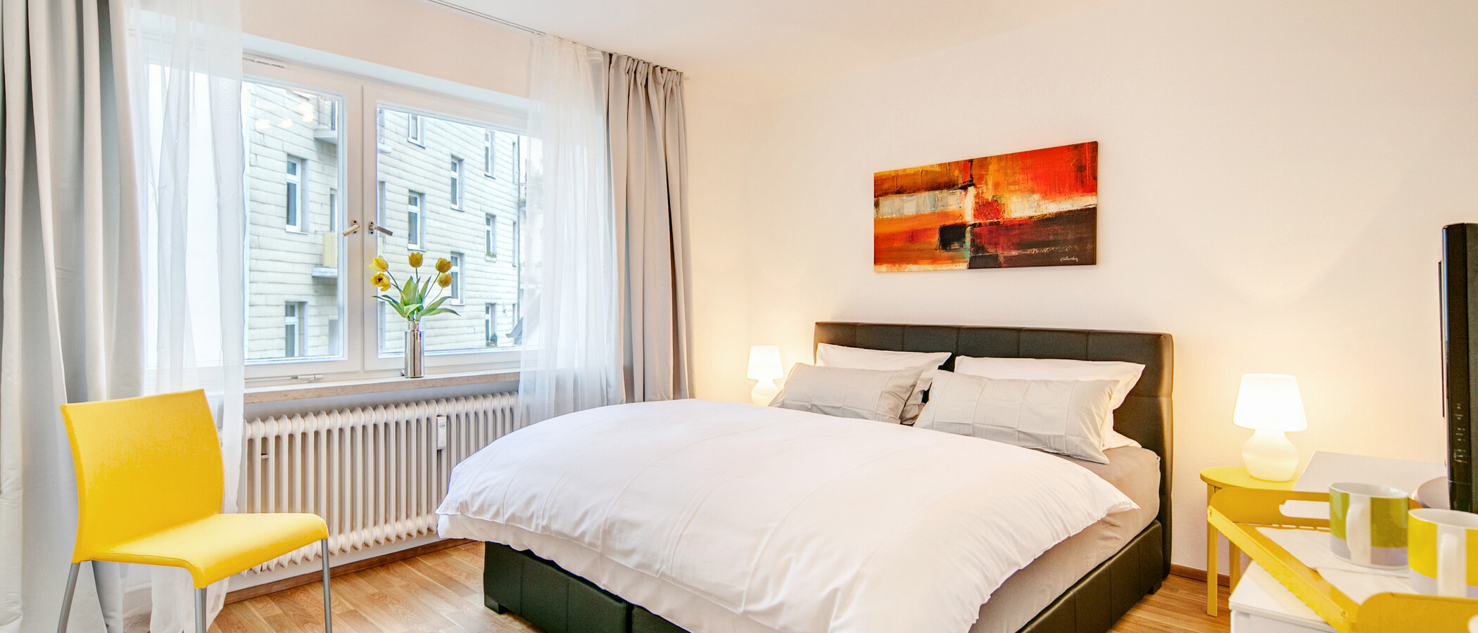 квартира München Lehel 01 спальная 8256