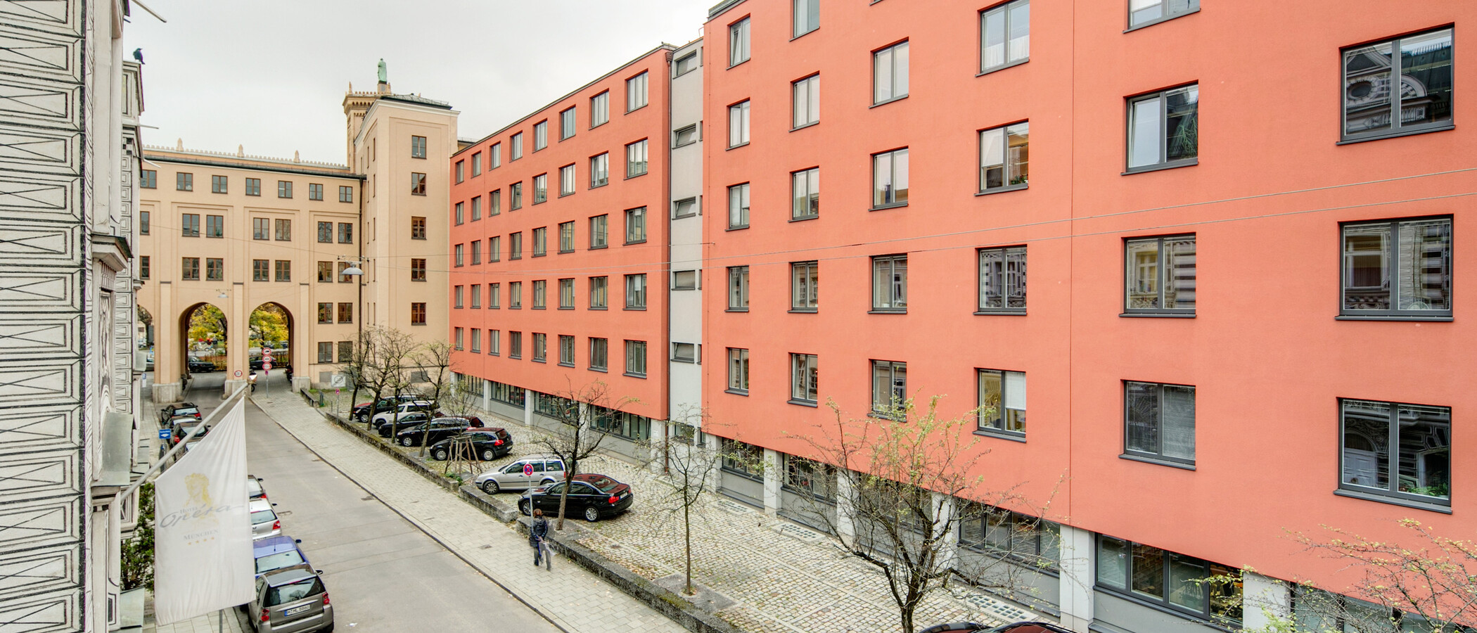 квартира München Lehel 01 вид из окна 8256