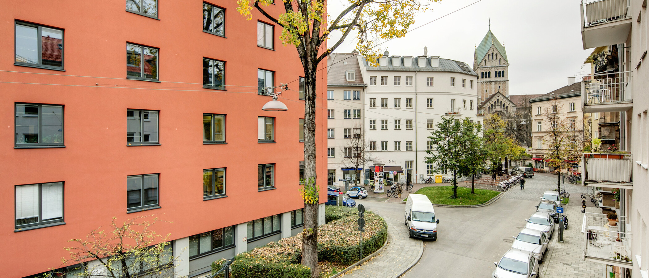 квартира München Lehel 03 вид из окна 8256