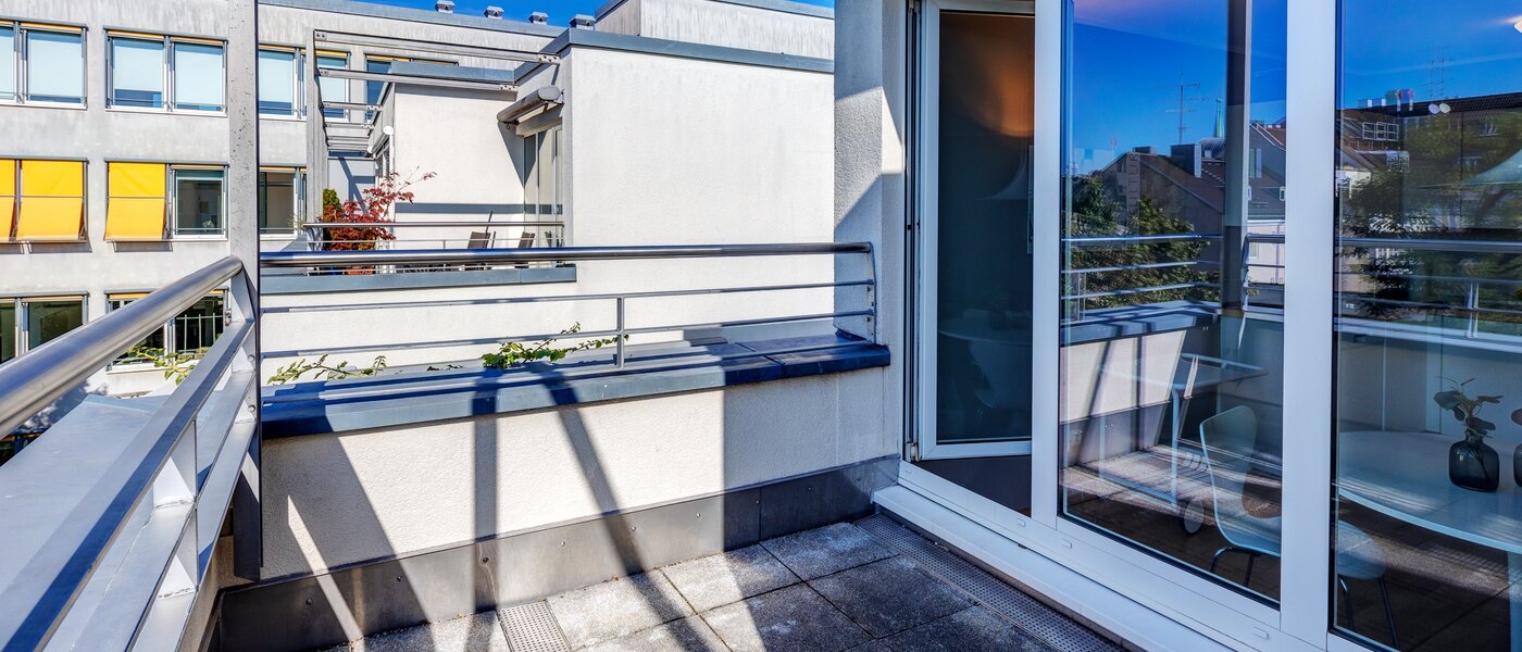 квартира München Maxvorstadt - Universitätsviertel 01 терраса 8264