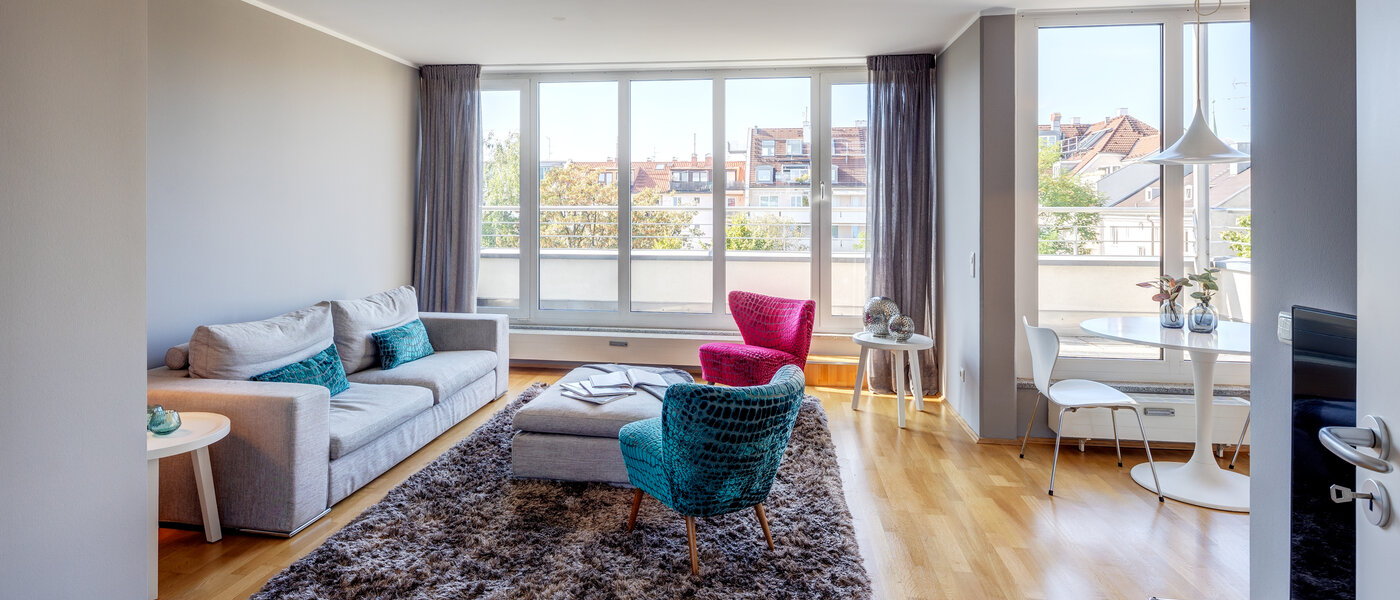 квартира München Maxvorstadt - Universitätsviertel 02 жилое пространство 8264