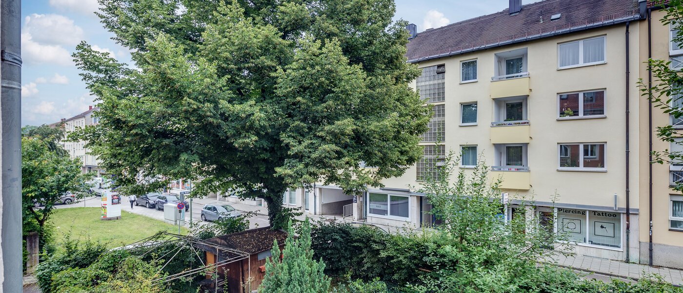 квартира München Schwabing 04 вид из окна 8281