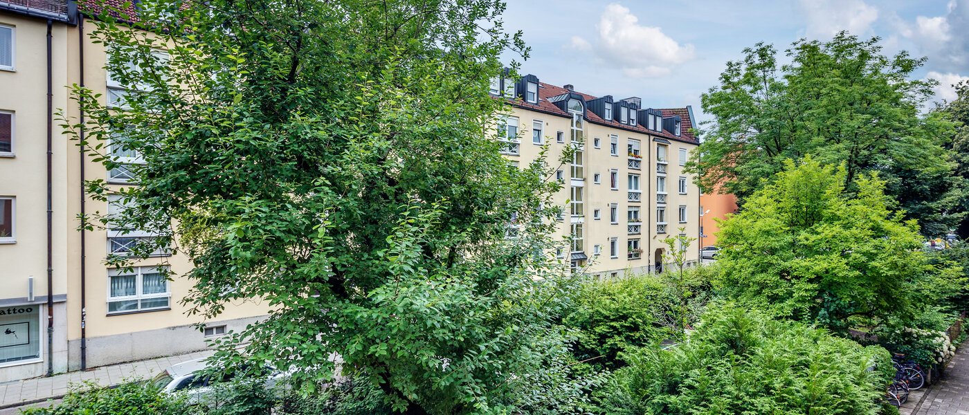 квартира München Schwabing 06 вид из окна 8281