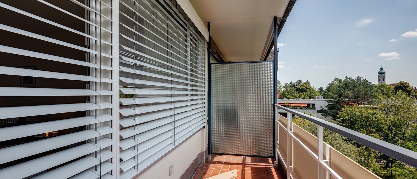 мансардная квартира München Solln 03 балкон 8282