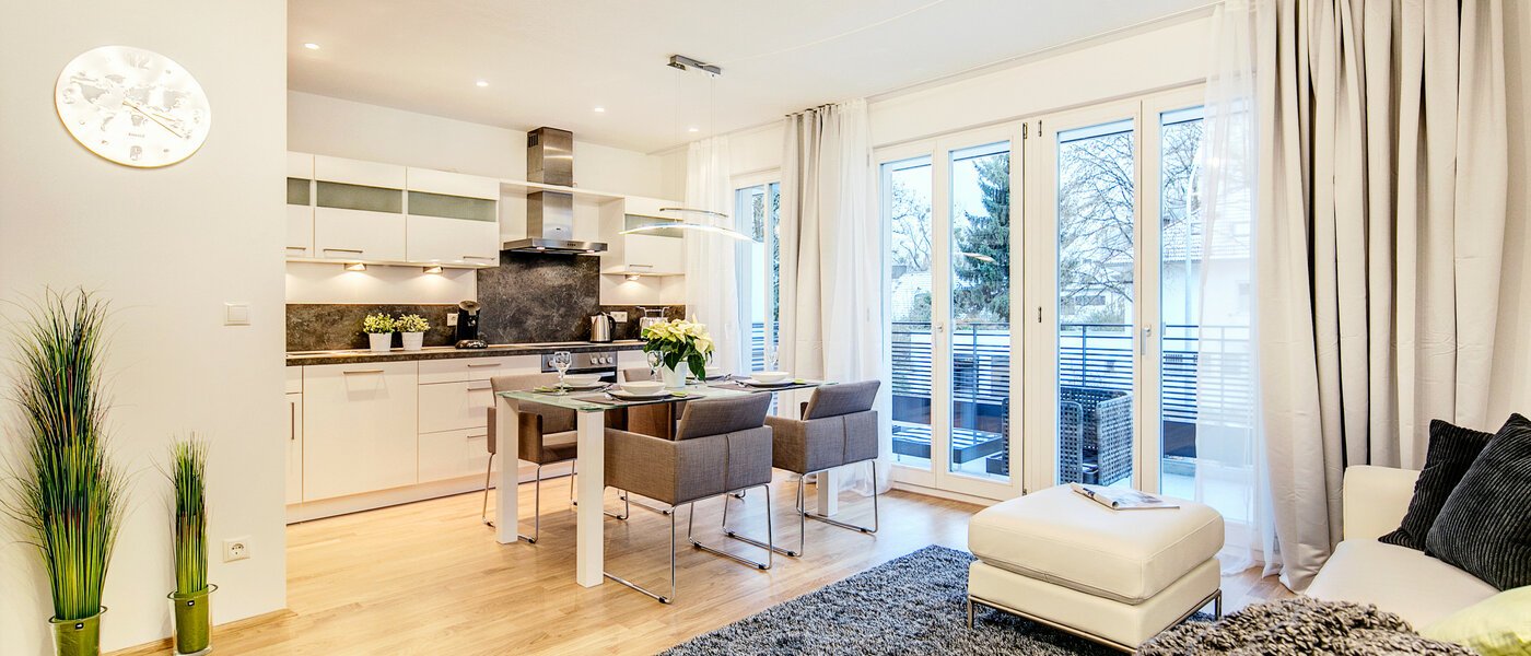 квартира München Bogenhausen 02 гостиная 8290