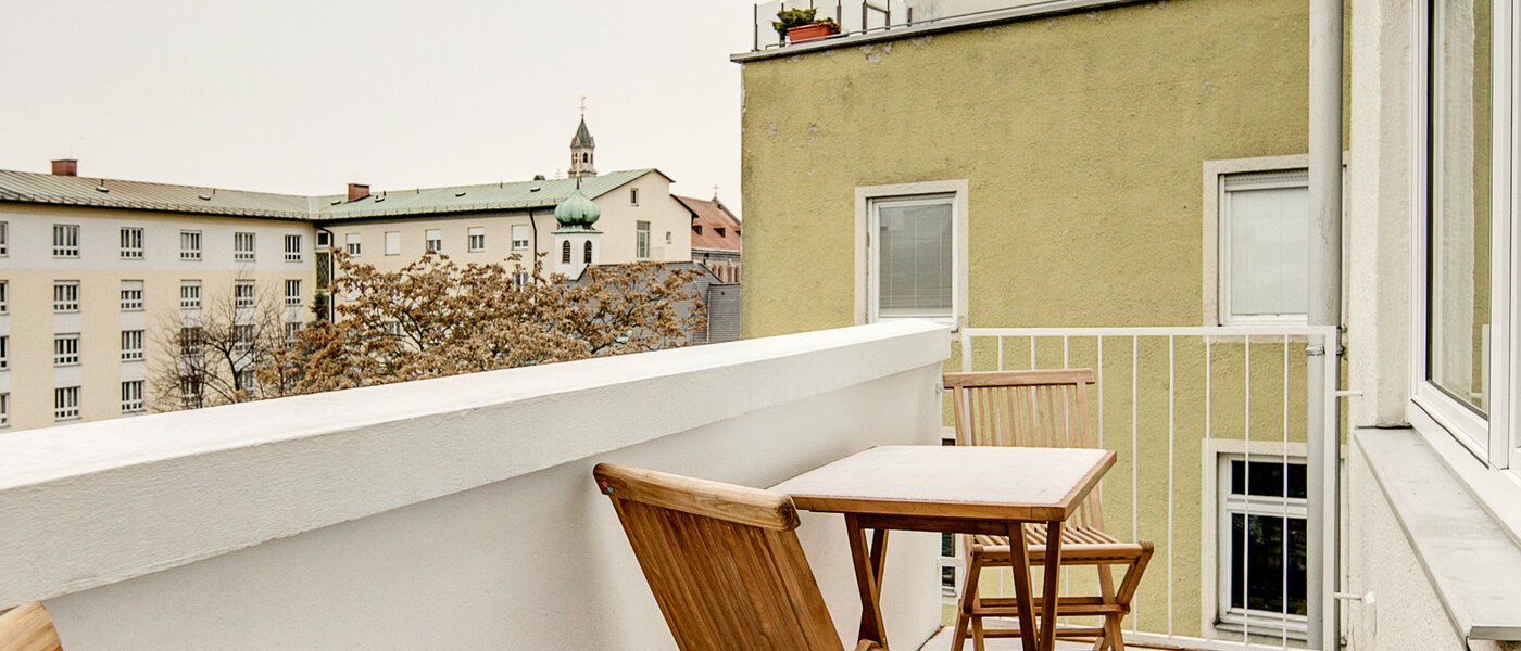 квартира München Dreimühlenviertel 01 балкон 8291