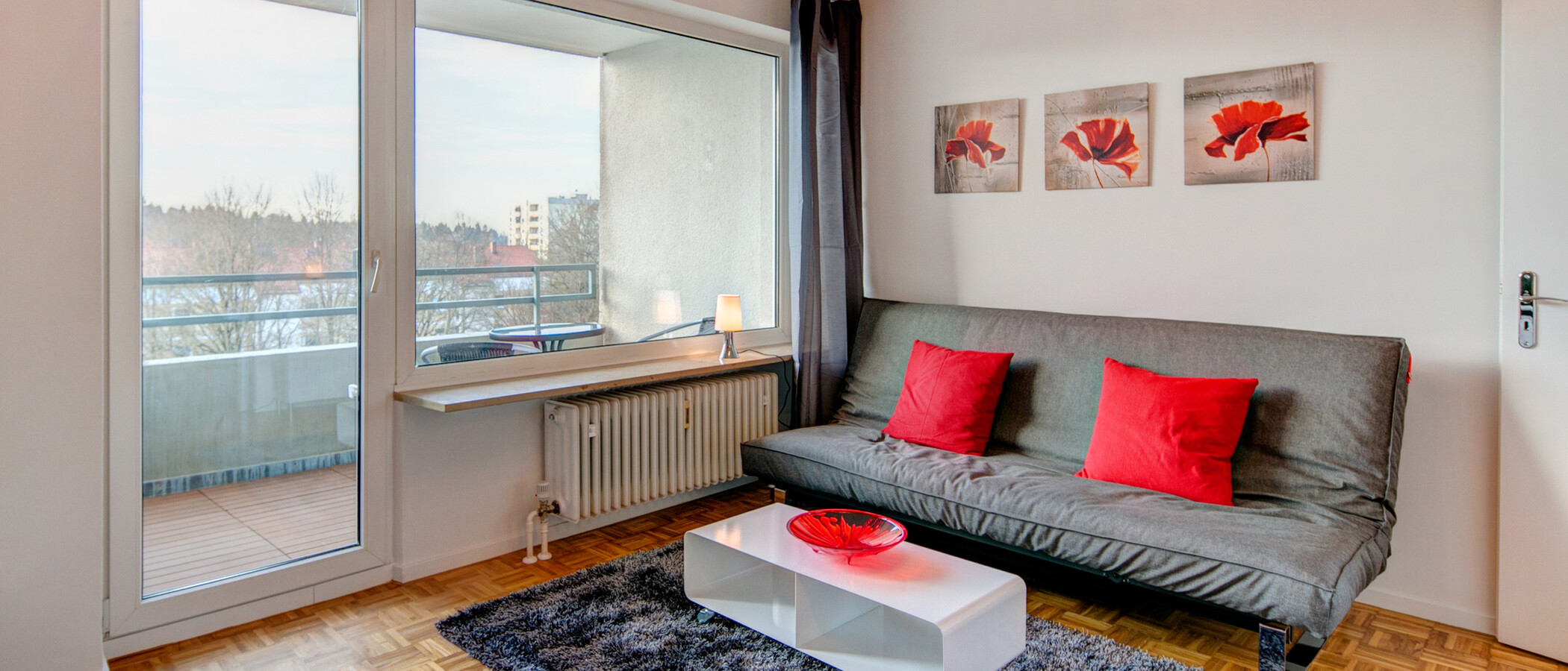 квартира München Fürstenried 02 гостиная 8344