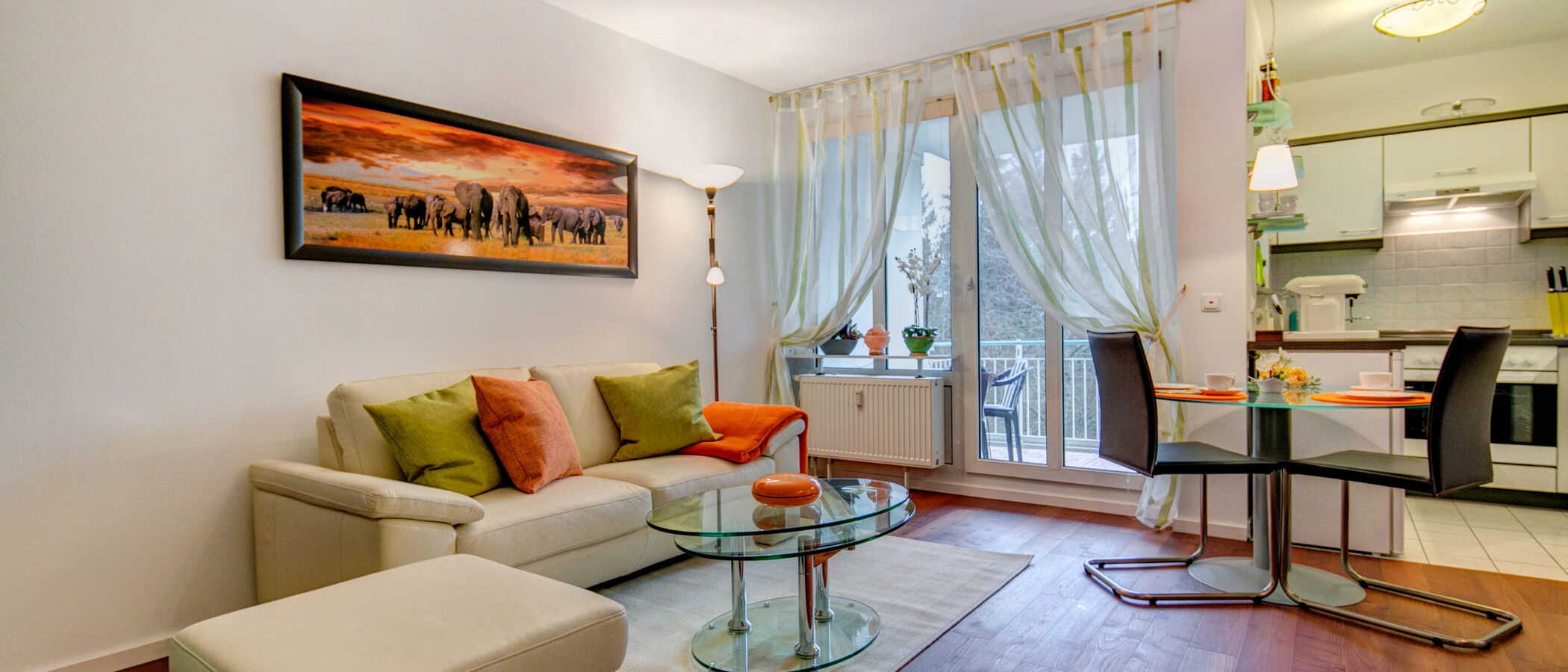 квартира München Moosach 02 гостиная 8350
