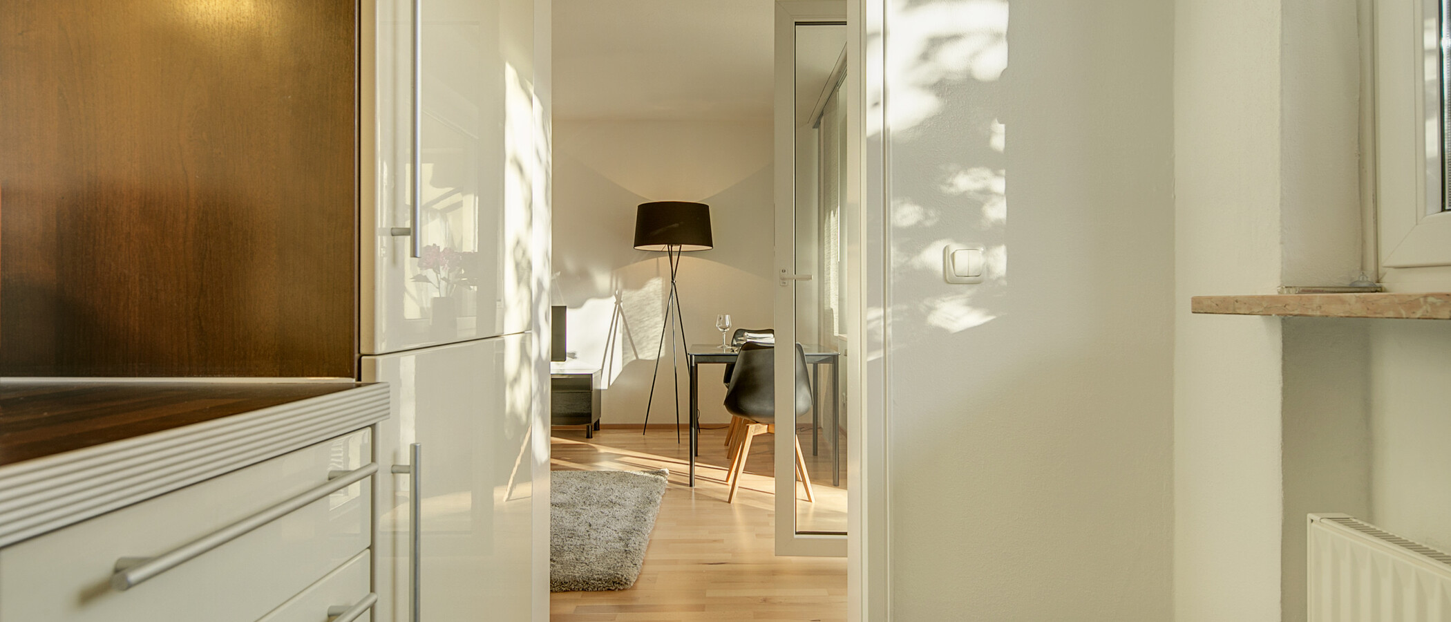 квартира с садом München Maxvorstadt 03 кухня 8378