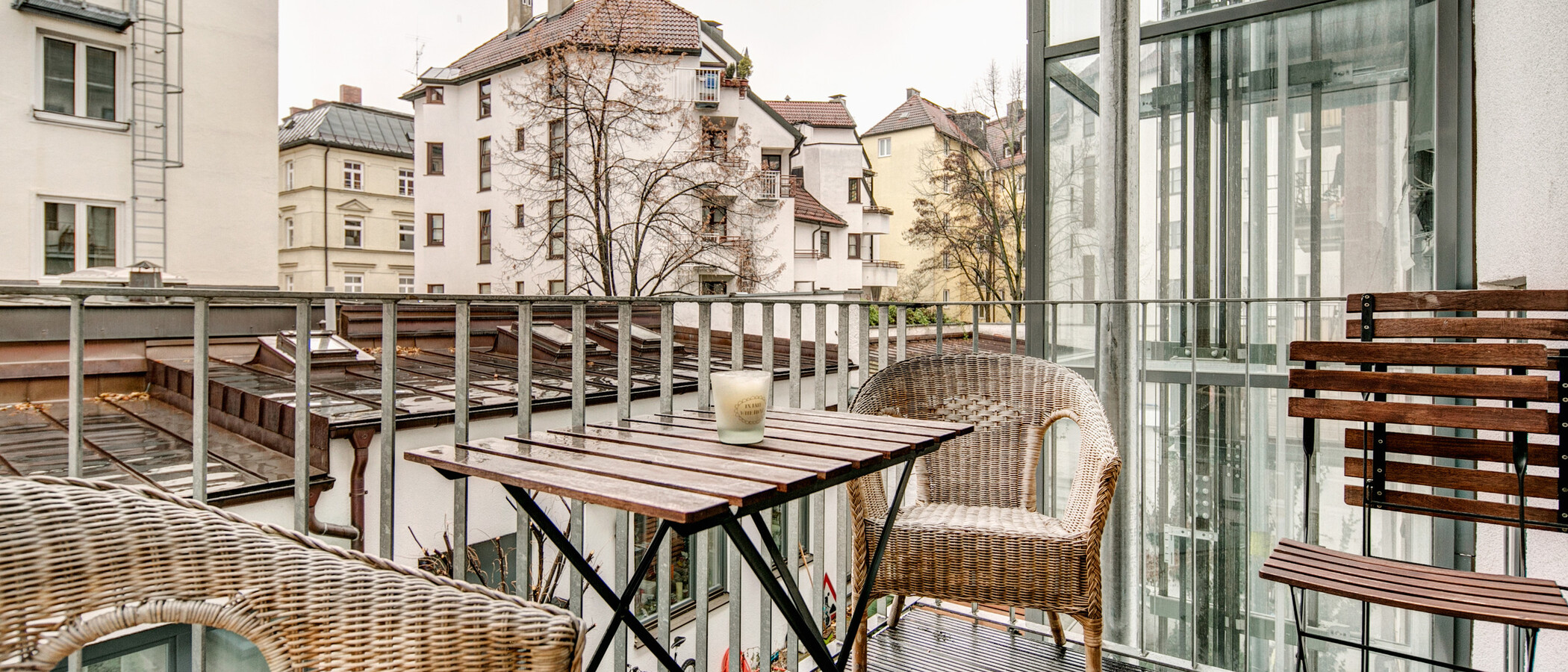 квартира München Maxvorstadt - Universitätsviertel 01 балкон 8395
