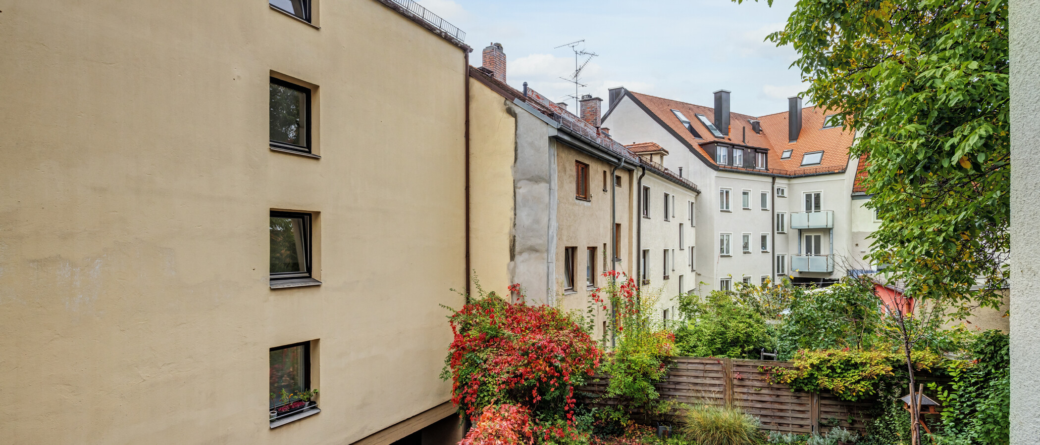 квартира München Untergiesing 01 вид из окна 8397